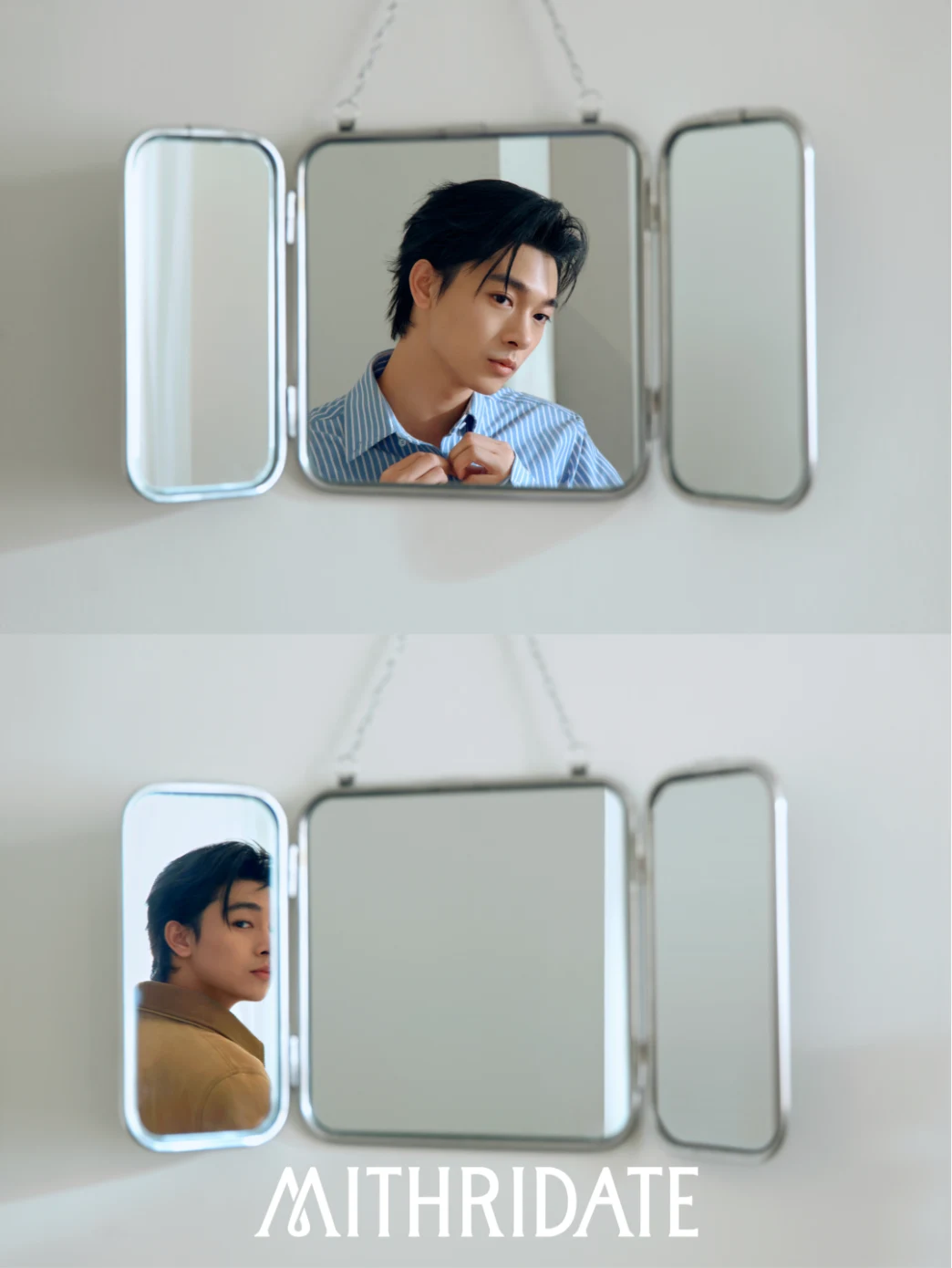 MITHRIDATE发布2026早春系列大片,张宥浩出镜演绎英伦摩登